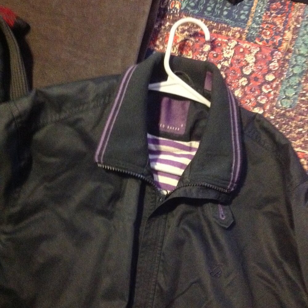 Ted Baker Men's Navy Light Weight Jacket - Lightly Used - Extra Large (5)